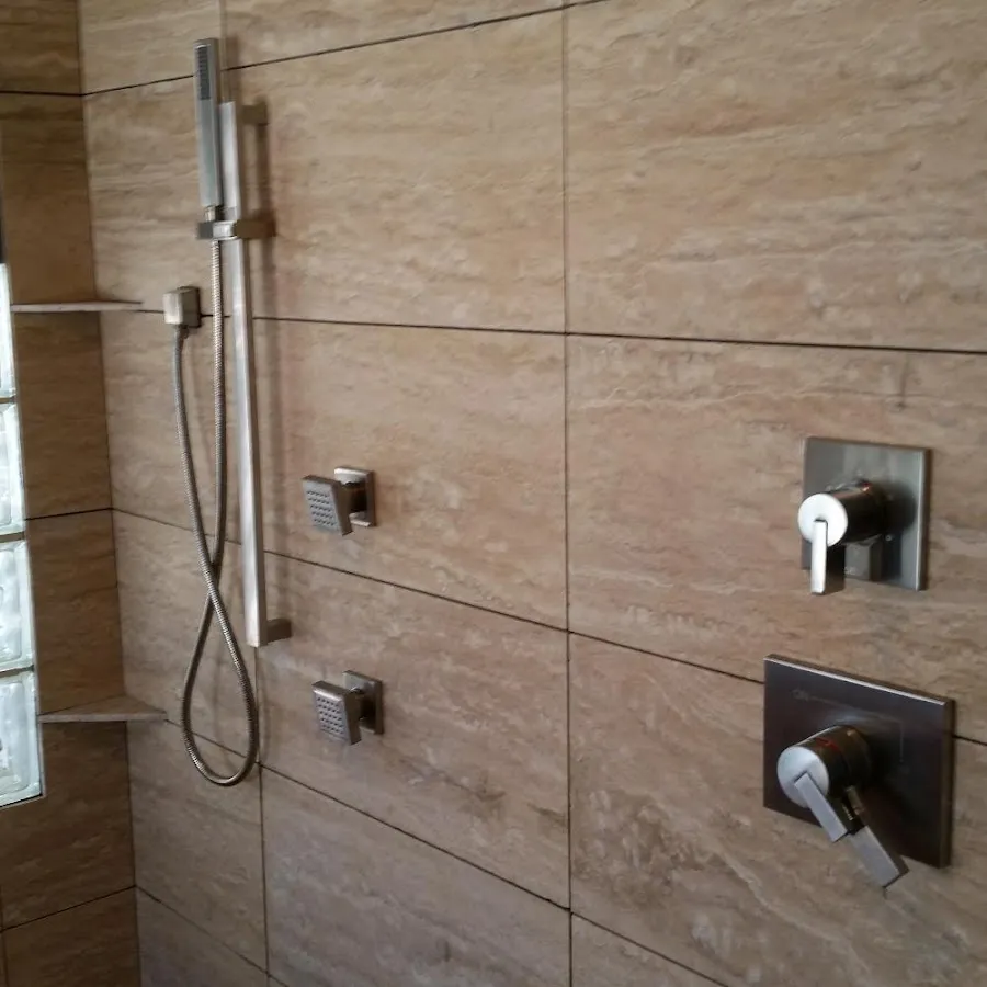 Shower fixture installation for Water Heater Replacement in Ipswich